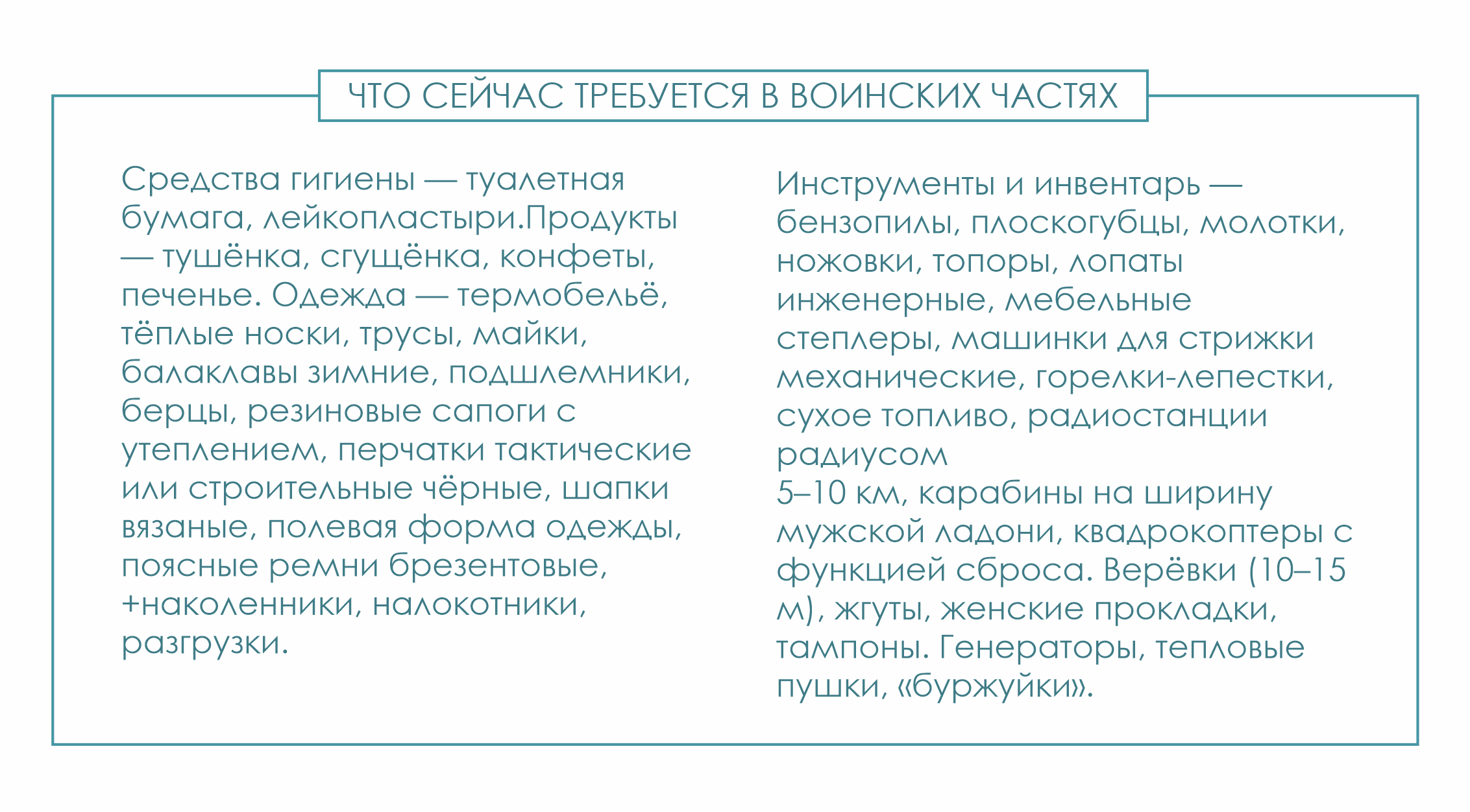 Липчане собирают помощь для участников СВО — Интересное