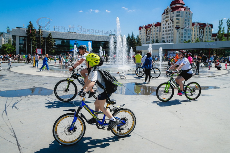 Велопарад и Всероссийская велогонка состоялись в городе