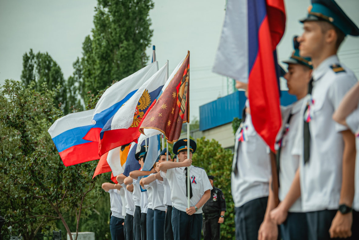 Парад флагов прошёл в Липецке
