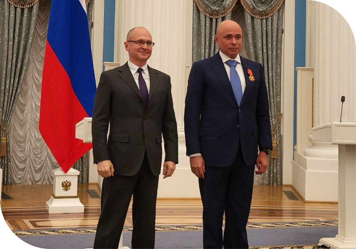 Кириенко вручил награды в Кремле. Награждение в Кремле вчера. Губернатор Липецкой области.