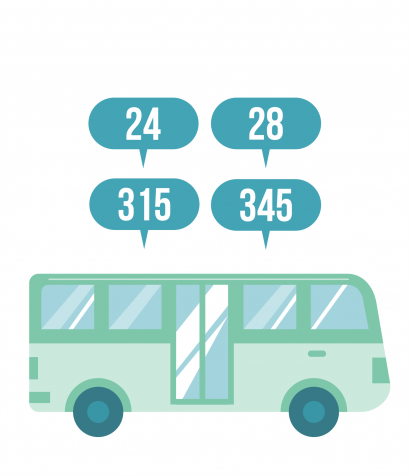9 ноября автобусы № 24, 28, 315, 345 изменят схемы движения