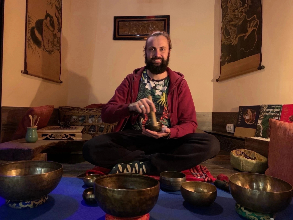 Медитация с тибетскими чашами от Александра Курносова 16+