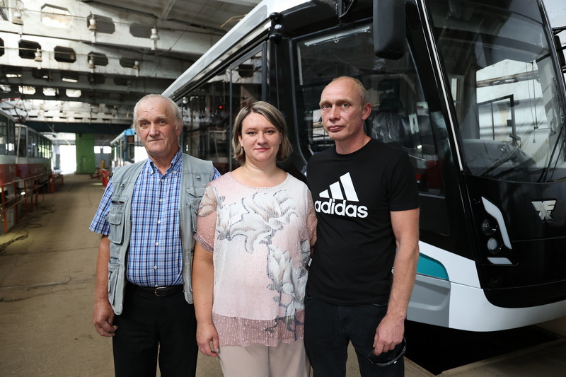 Семья Куренковых и трамвайное депо