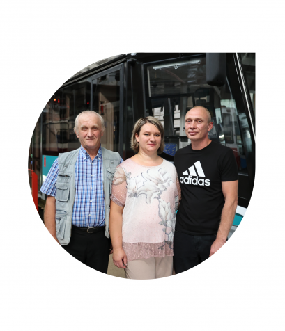 Семья Куренковых и трамвайное депо